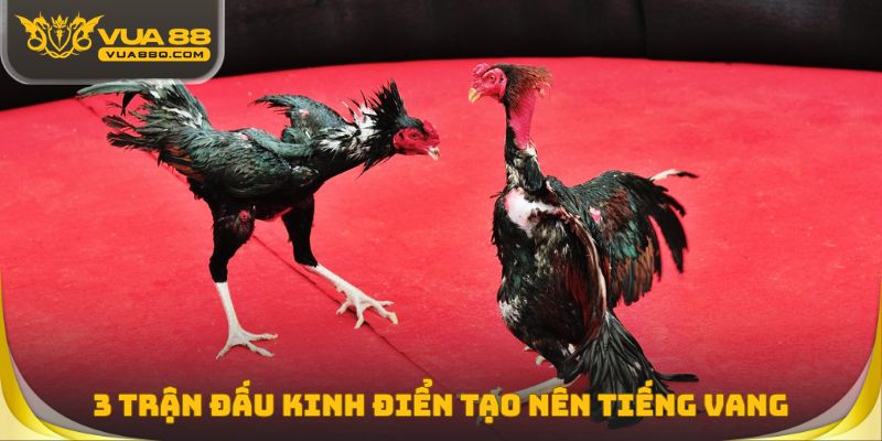 3 trận đấu kinh điển tạo nên tiếng vang