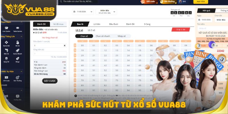 Khám phá sức hút từ Xổ số Vua88