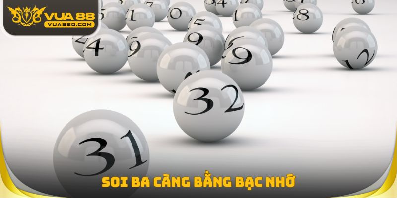 Soi ba càng bằng bạc nhớ